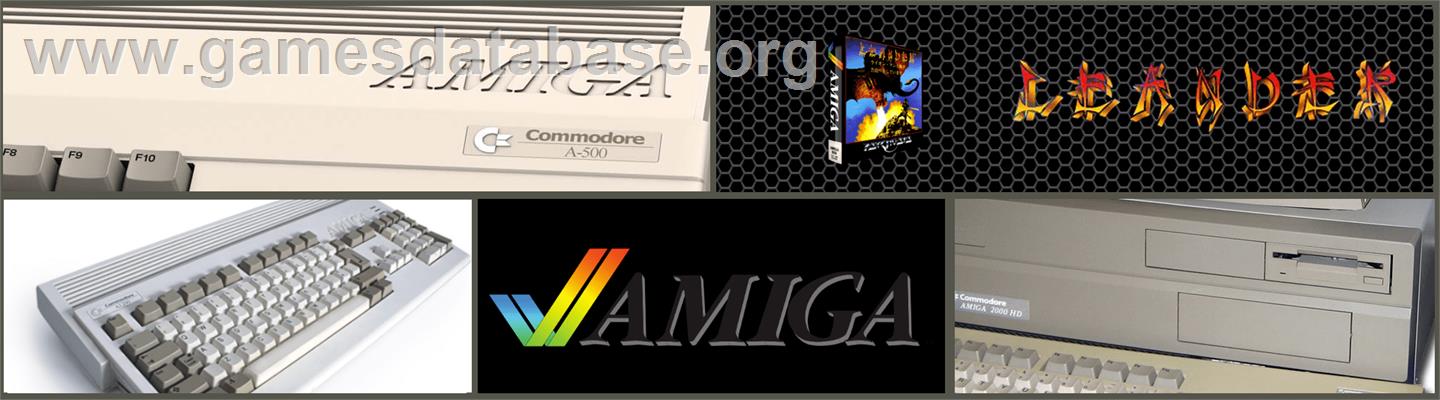 Leander - Commodore Amiga - Artwork - Marquee