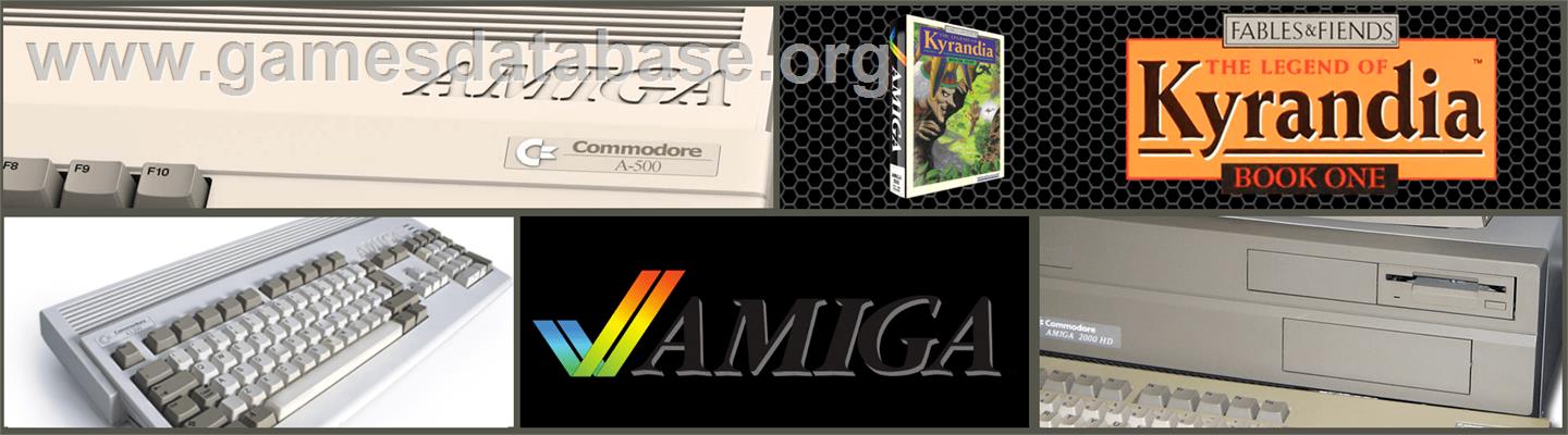 Legend of Kyrandia - Commodore Amiga - Artwork - Marquee