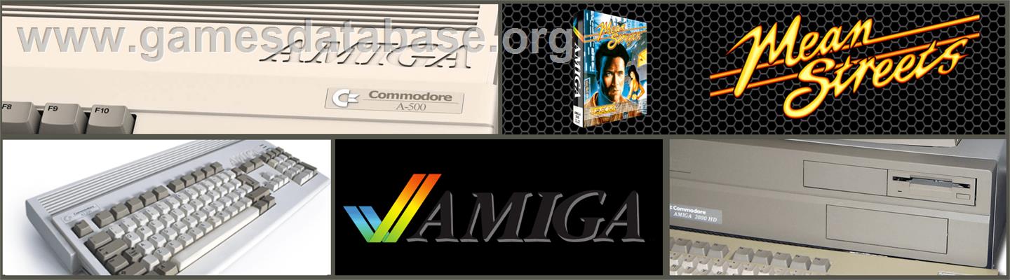 Mean Streets - Commodore Amiga - Artwork - Marquee