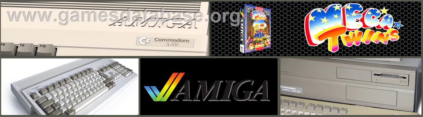 Mega Twins - Commodore Amiga - Artwork - Marquee