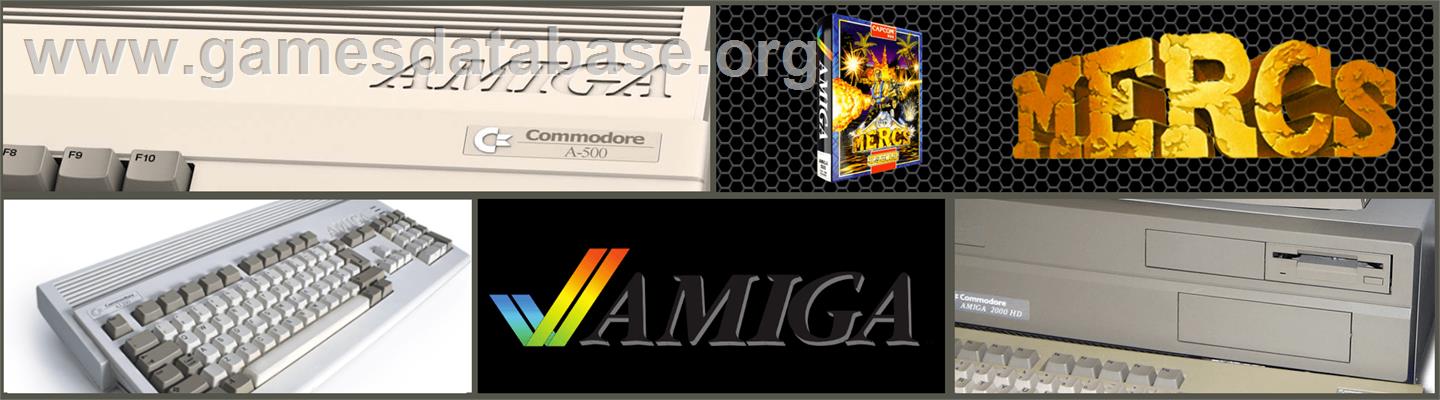 Mercs - Commodore Amiga - Artwork - Marquee