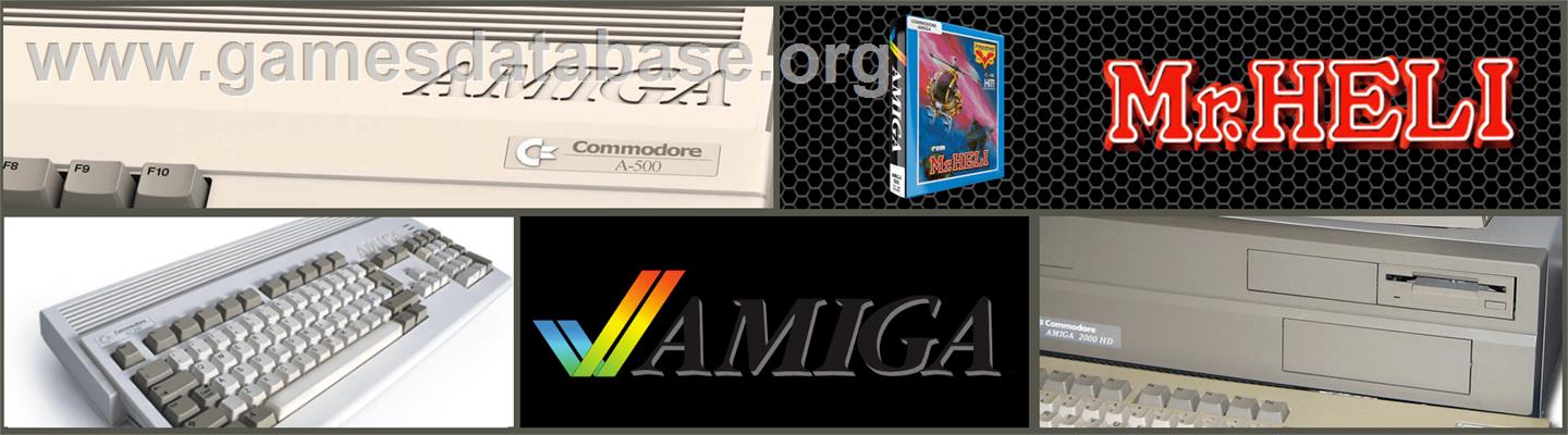 Mr. Heli - Commodore Amiga - Artwork - Marquee