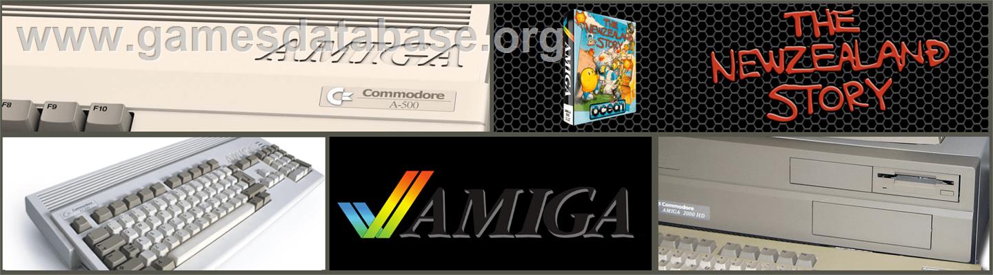 New Zealand Story - Commodore Amiga - Artwork - Marquee
