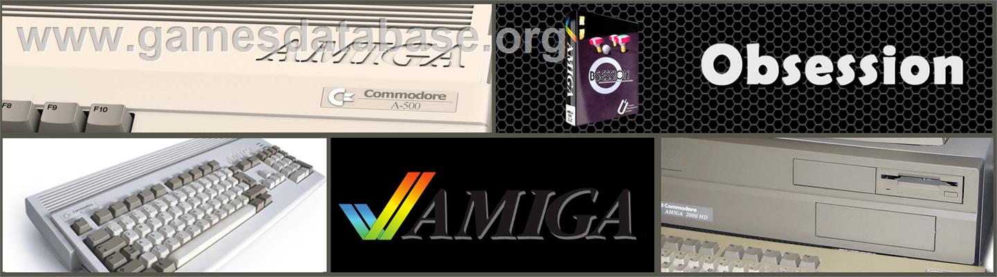 Obsession - Commodore Amiga - Artwork - Marquee
