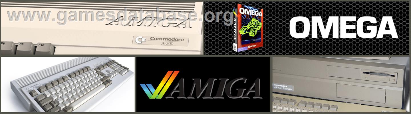 Omega - Commodore Amiga - Artwork - Marquee