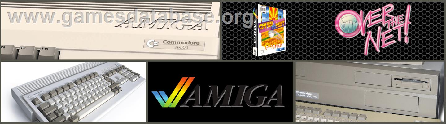Over the Net - Commodore Amiga - Artwork - Marquee