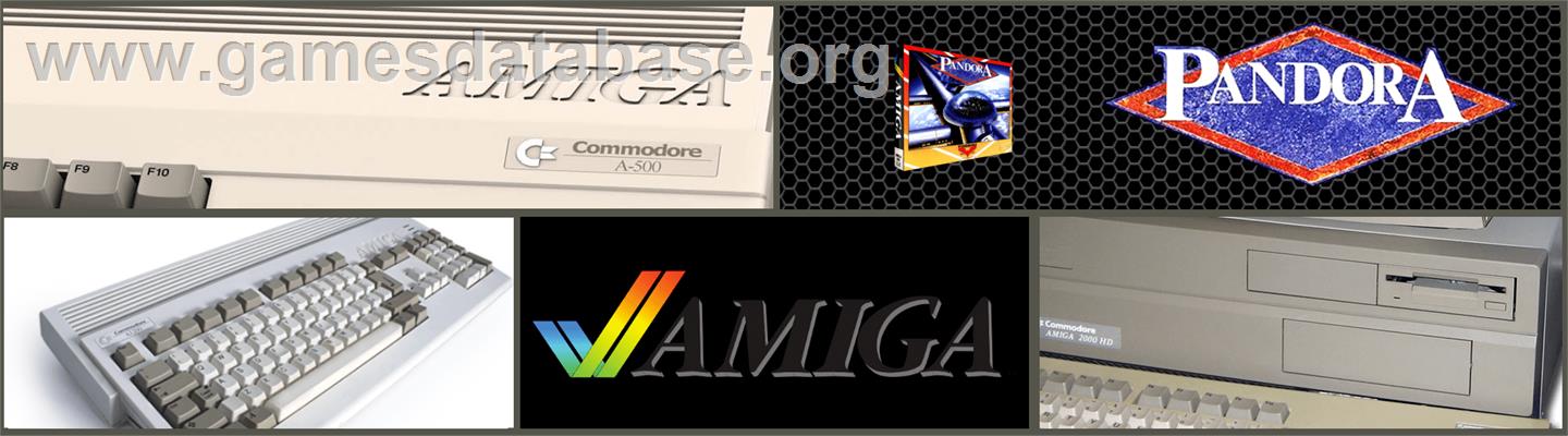 Pandora - Commodore Amiga - Artwork - Marquee