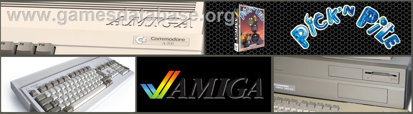 Pick 'n' Pile - Commodore Amiga - Artwork - Marquee