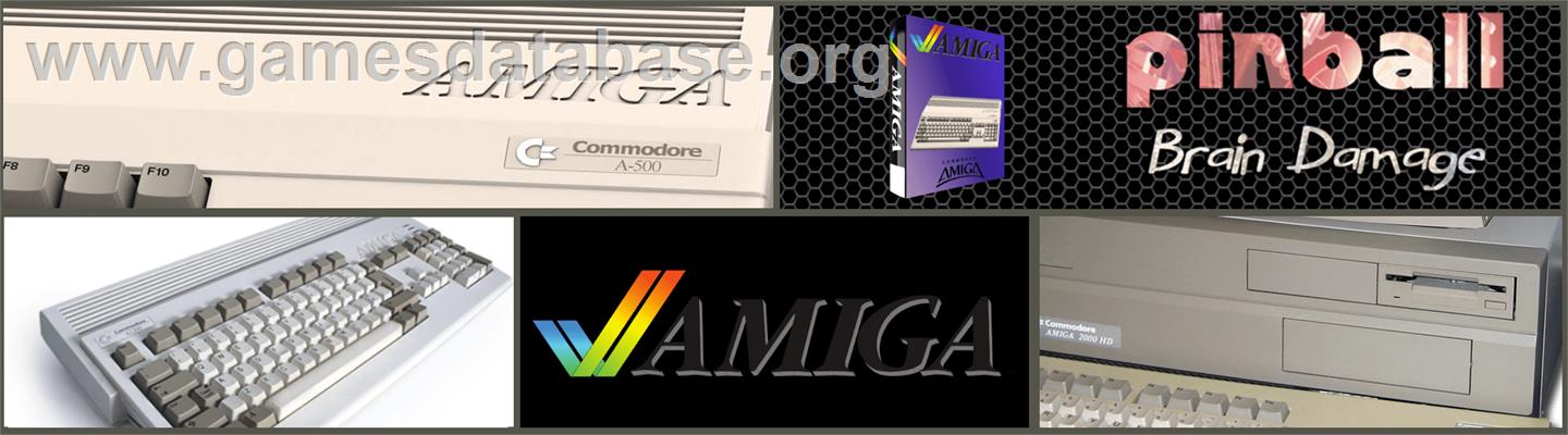 Pinball Brain Damage - Commodore Amiga - Artwork - Marquee