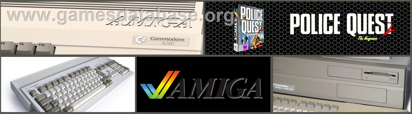 Police Quest 2: The Vengeance - Commodore Amiga - Artwork - Marquee
