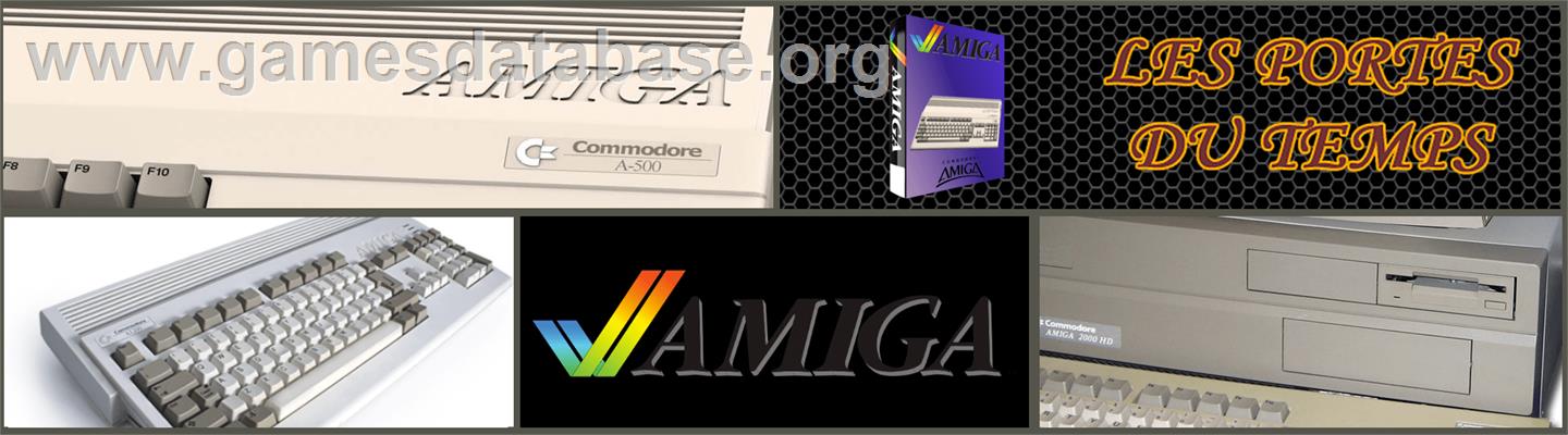 Portes du Temps - Commodore Amiga - Artwork - Marquee