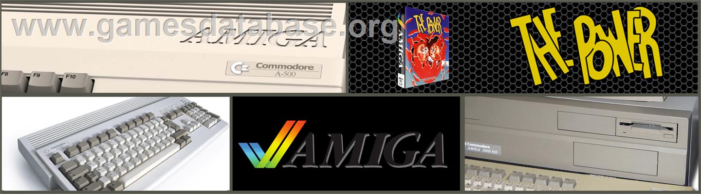 Power Drive - Commodore Amiga - Artwork - Marquee