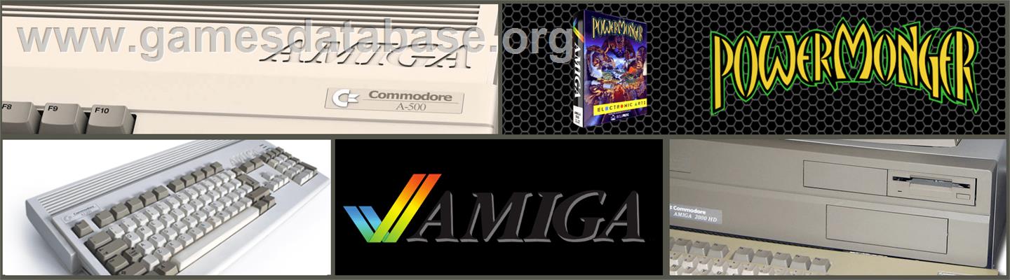 Powermonger: World War 1 Edition - Commodore Amiga - Artwork - Marquee