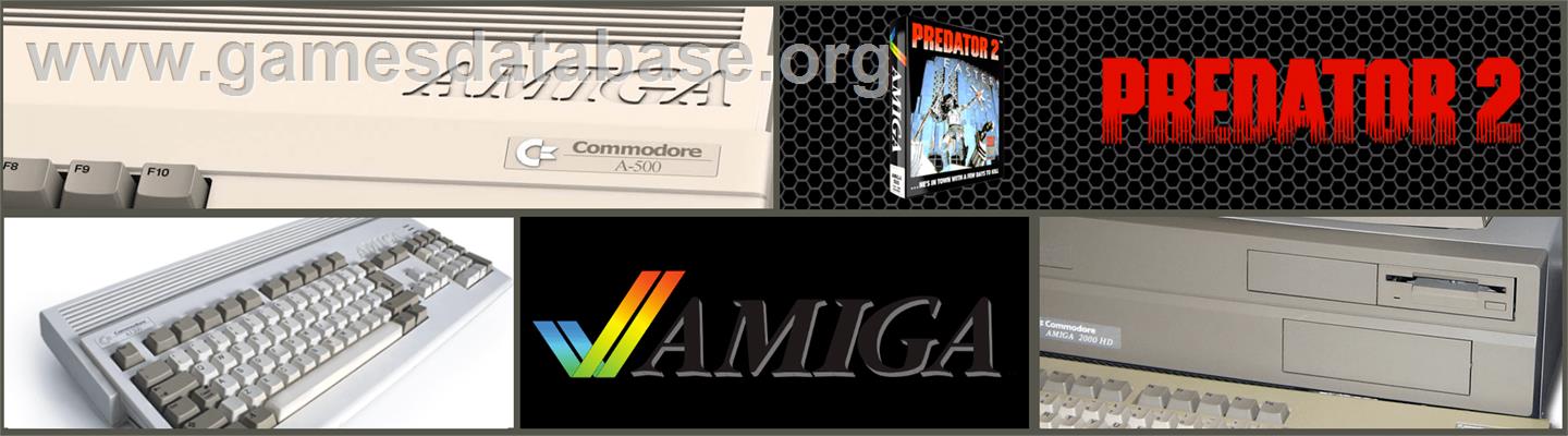 Predator - Commodore Amiga - Artwork - Marquee