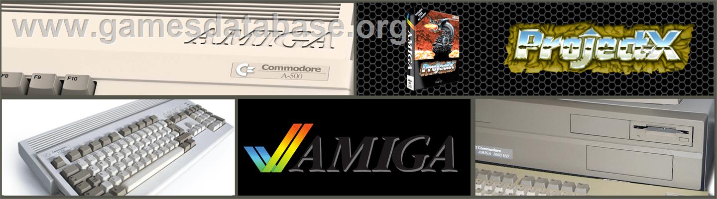 Project-X - Commodore Amiga - Artwork - Marquee