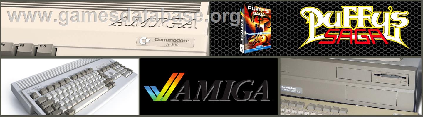 Puffy's Saga - Commodore Amiga - Artwork - Marquee