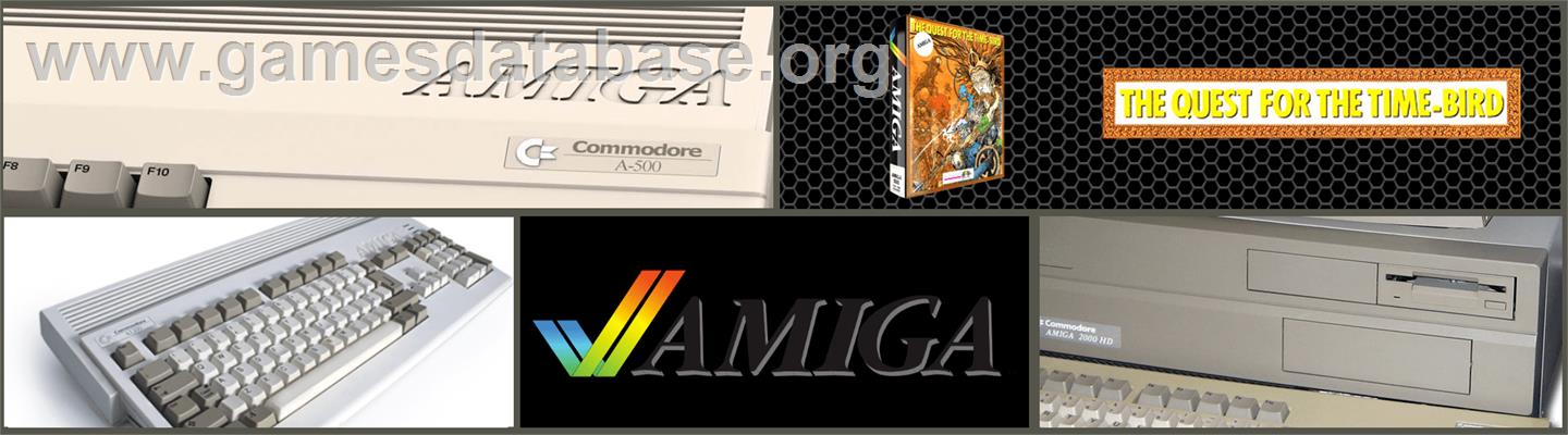 Quest for the Time-bird - Commodore Amiga - Artwork - Marquee