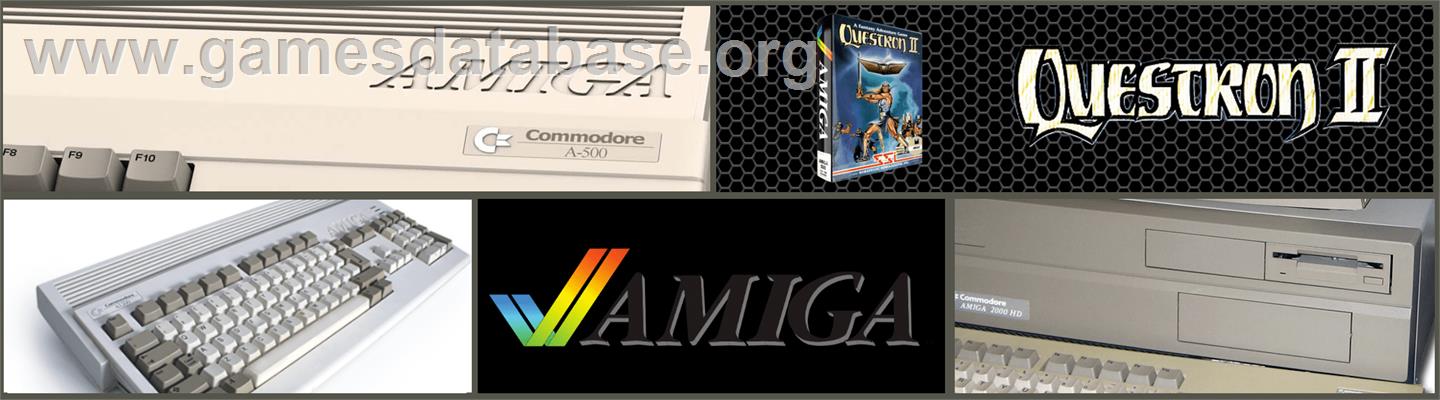 Questron 2 - Commodore Amiga - Artwork - Marquee