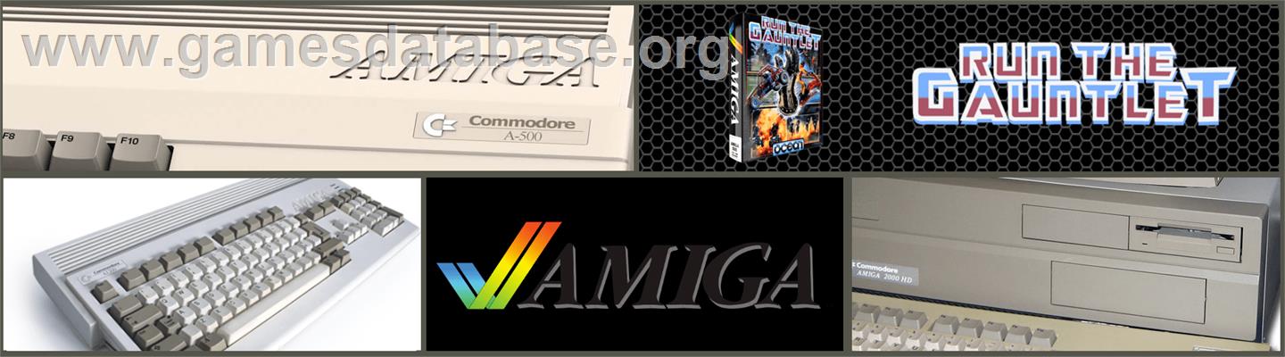 Run the Gauntlet - Commodore Amiga - Artwork - Marquee