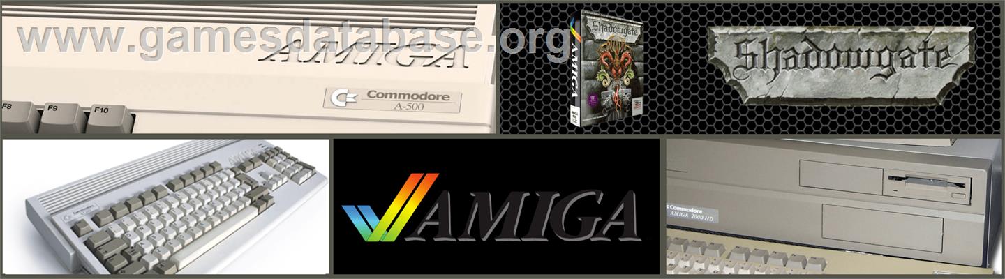 Shadowgate - Commodore Amiga - Artwork - Marquee