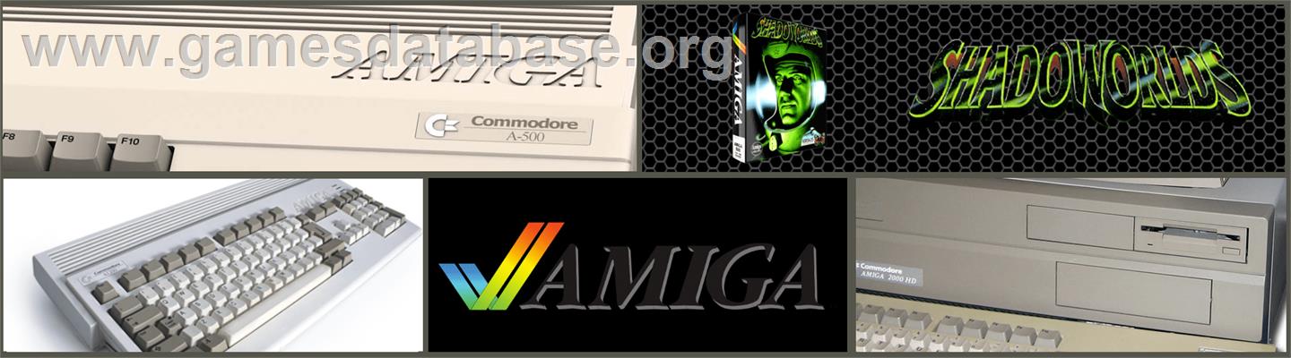 Shadoworlds - Commodore Amiga - Artwork - Marquee