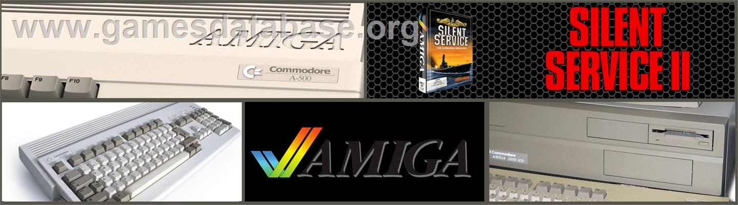 Silent Service - Commodore Amiga - Artwork - Marquee