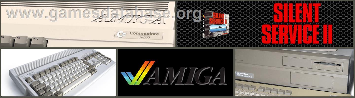 Silent Service 2 - Commodore Amiga - Artwork - Marquee