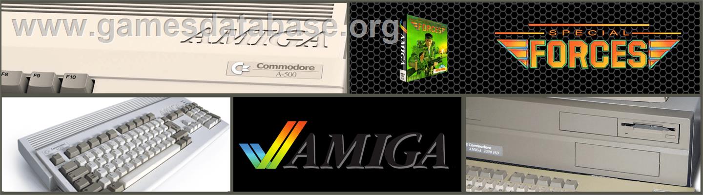 Special Forces - Commodore Amiga - Artwork - Marquee