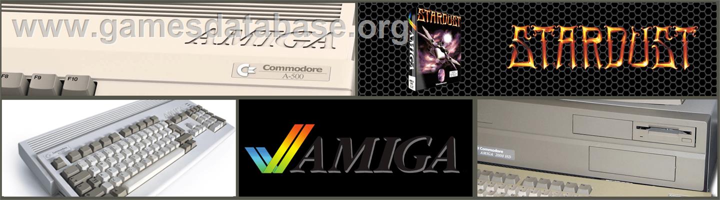Star Dust - Commodore Amiga - Artwork - Marquee