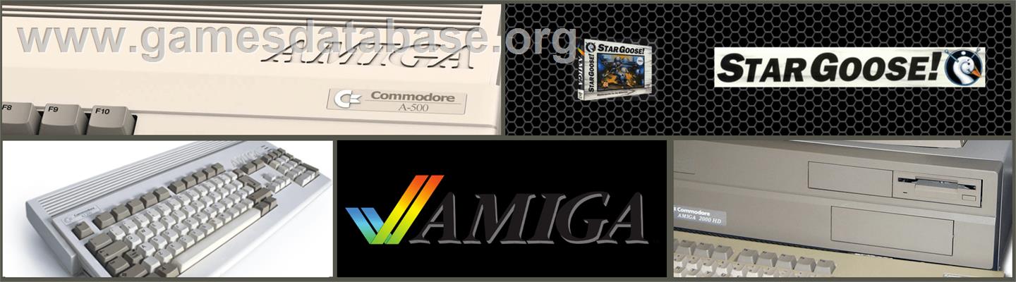 Star Goose - Commodore Amiga - Artwork - Marquee