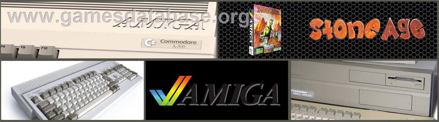 Stoneage - Commodore Amiga - Artwork - Marquee