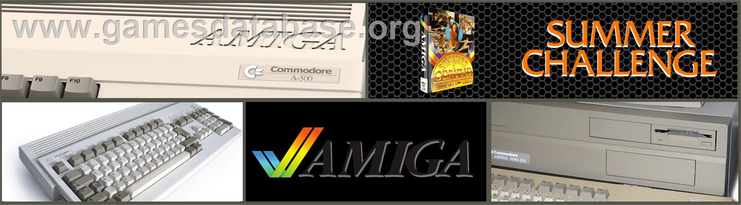 Summer Challenge - Commodore Amiga - Artwork - Marquee