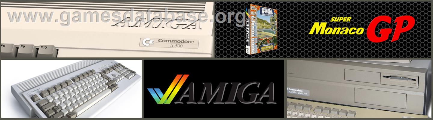 Super Monaco GP - Commodore Amiga - Artwork - Marquee