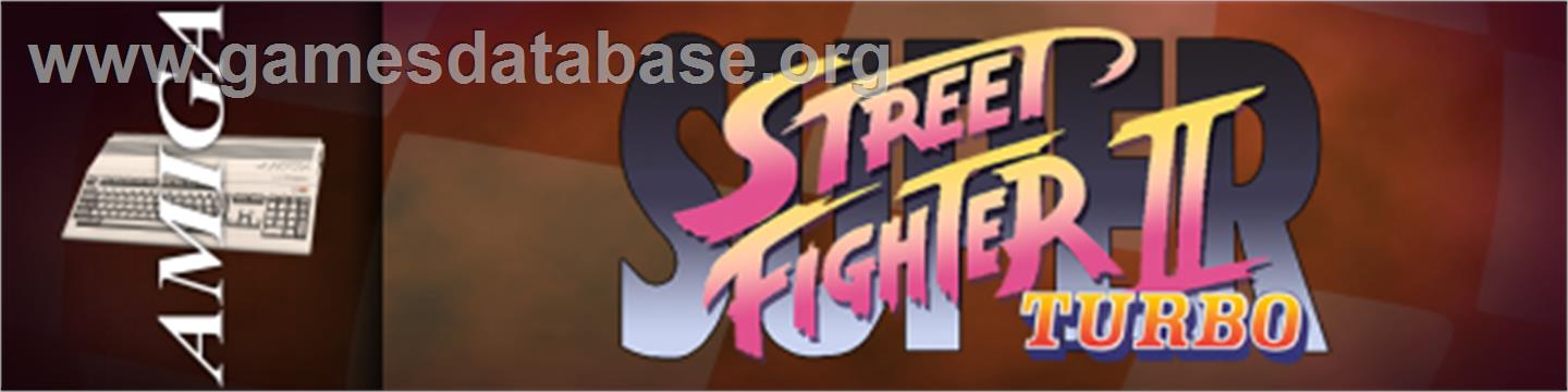 Super Street Fighter II Turbo - Commodore Amiga - Artwork - Marquee