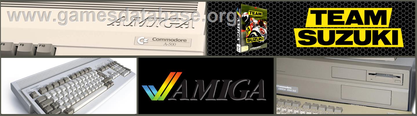 Team Suzuki - Commodore Amiga - Artwork - Marquee