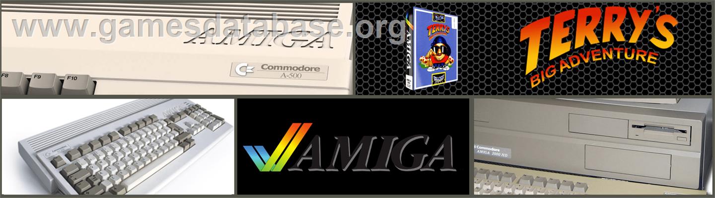 Terry's Big Adventure - Commodore Amiga - Artwork - Marquee
