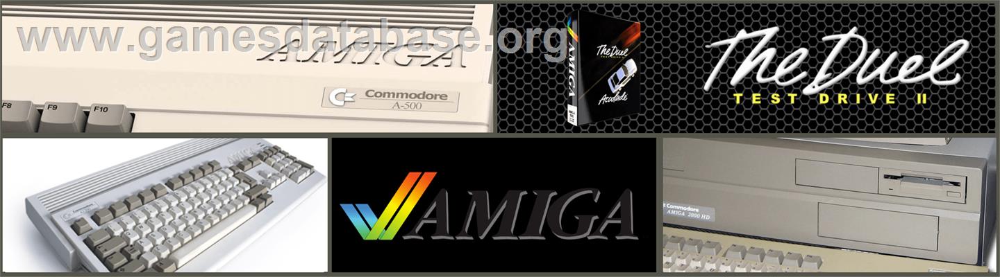 Test Drive II: The Collection - Commodore Amiga - Artwork - Marquee