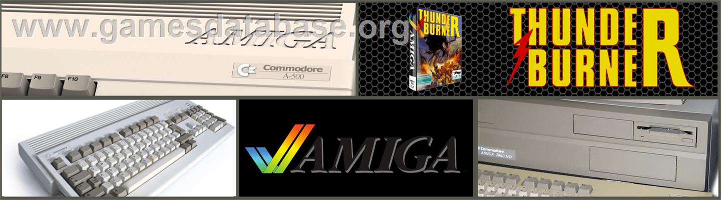 Thunder Burner - Commodore Amiga - Artwork - Marquee
