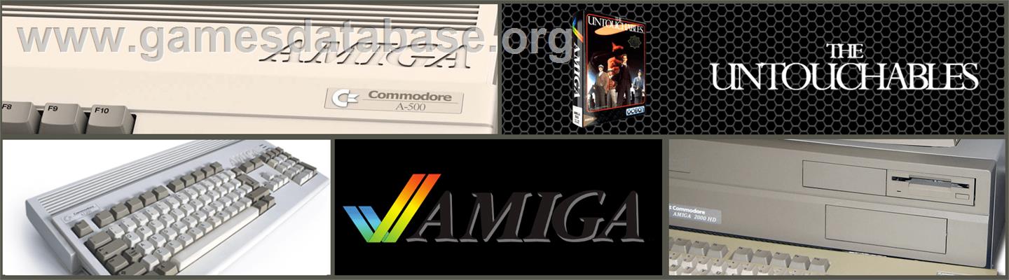 Untouchables - Commodore Amiga - Artwork - Marquee