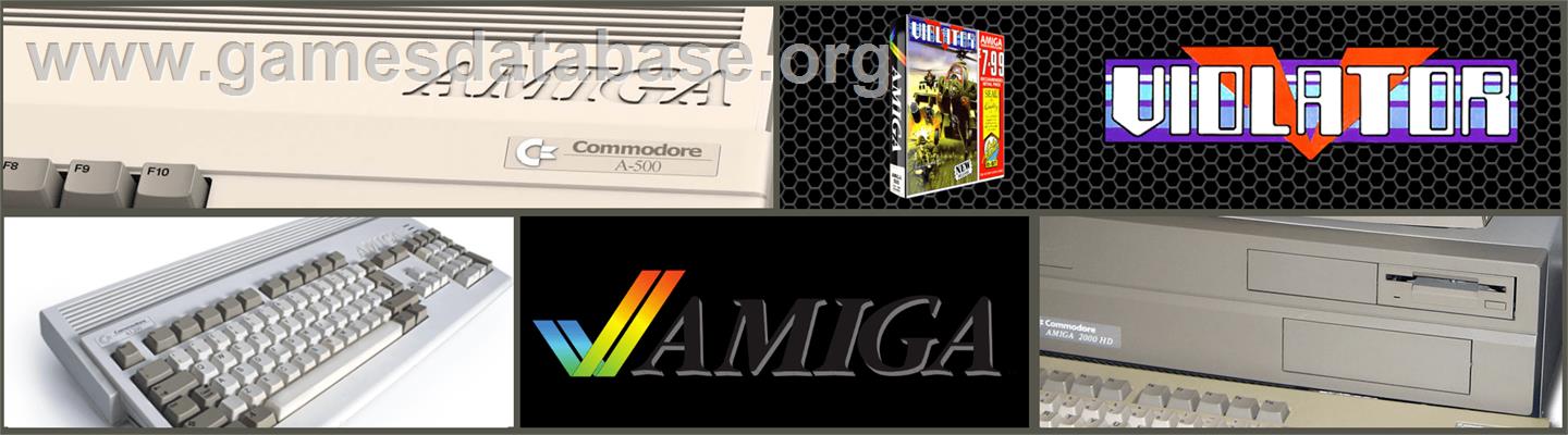 Violator - Commodore Amiga - Artwork - Marquee
