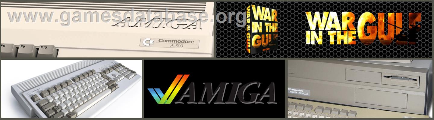 War in the Gulf - Commodore Amiga - Artwork - Marquee