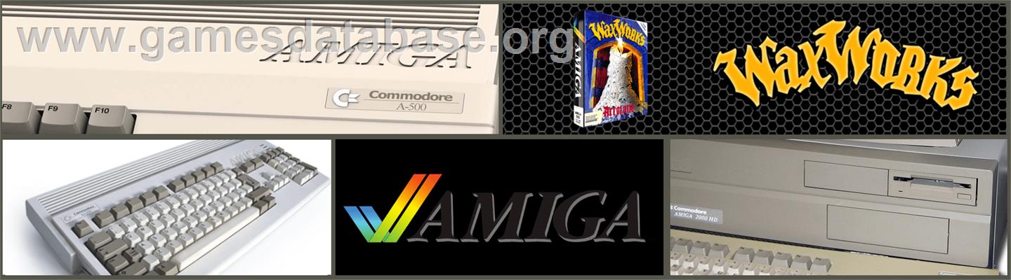 Waxworks - Commodore Amiga - Artwork - Marquee