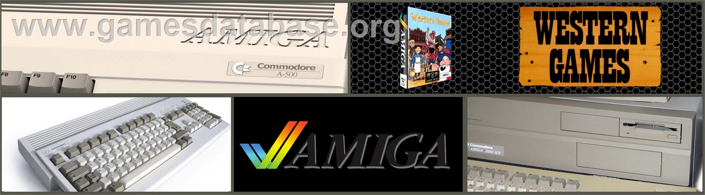Western Games - Commodore Amiga - Artwork - Marquee