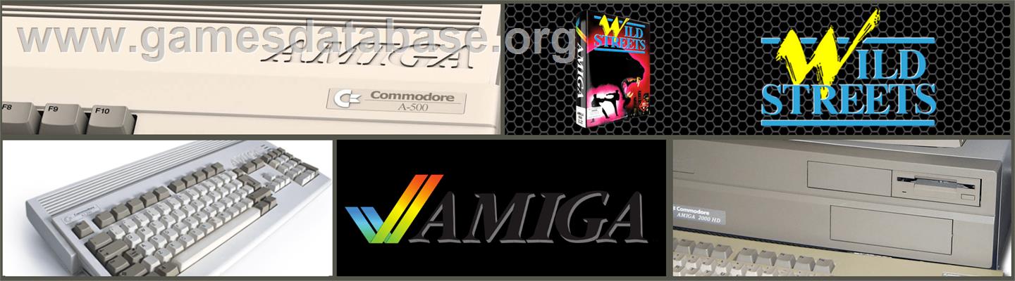 Wild Streets - Commodore Amiga - Artwork - Marquee