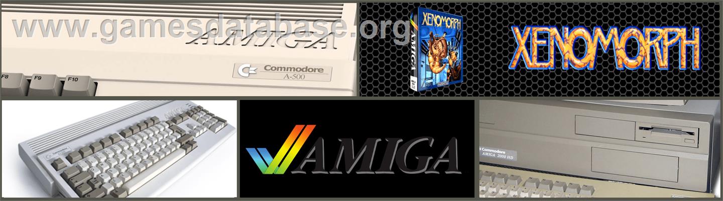 Xenomorph - Commodore Amiga - Artwork - Marquee
