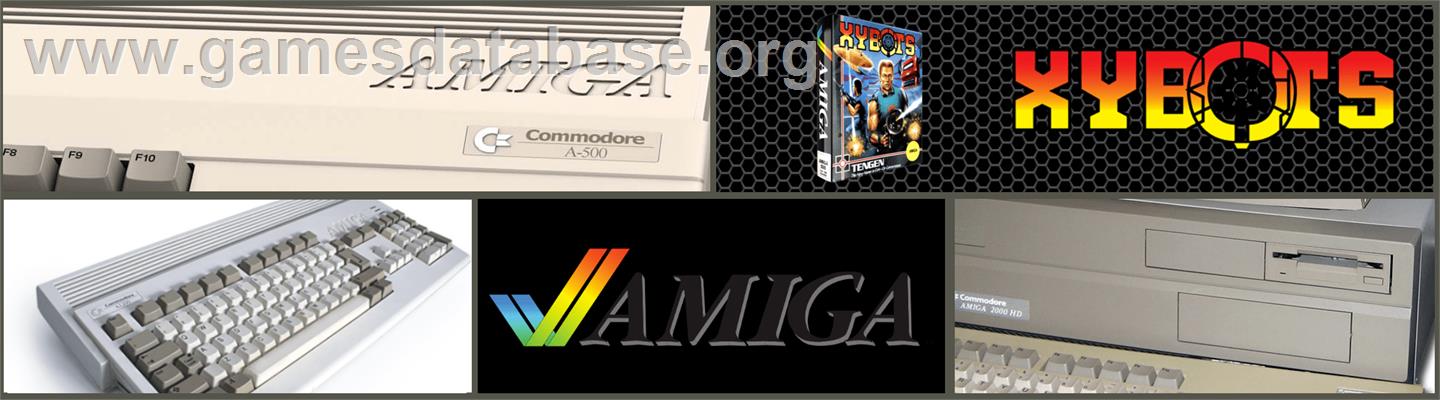 Xybots - Commodore Amiga - Artwork - Marquee