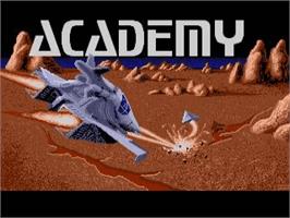 In game image of Academy: Tau Ceti 2 on the Commodore Amiga.