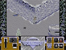 In game image of Airborne Ranger on the Commodore Amiga.