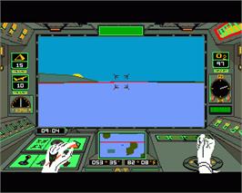 In game image of Arcticfox on the Commodore Amiga.