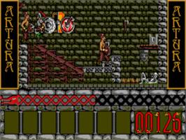 In game image of Artura on the Commodore Amiga.